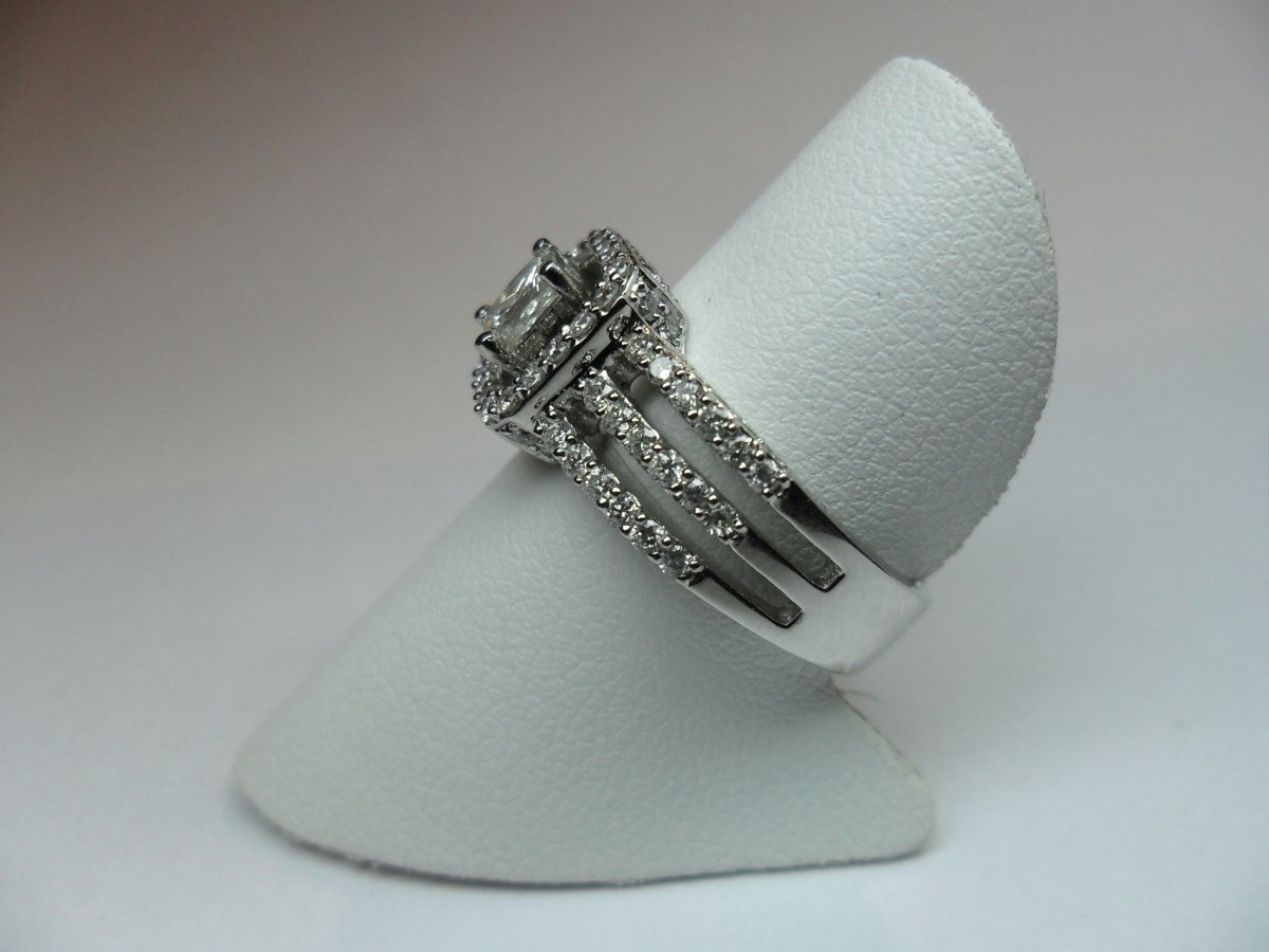 Princess Open Entourage Ring Witgoud